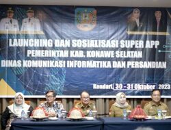 Wujudkan Pelayanan Pemerintahan Terintegrasi, Kominfo Konsel Luncurkan Super App