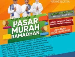 Jaga Stabilitas Harga di Bulan Ramadan, Besok Pemda Konsel Adakan Pasar Murah