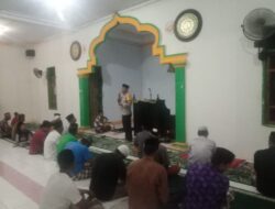 Perkuat Hubungan Silaturahmi, Polsek Basala Gelar Safari Tarwih Keliling