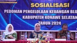 Pemda Konsel Gelar Sosialisasi Pengelolaaan Keuangan Bagi BLUD Puskesmas dan BMUD