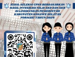 Pengumuman Hasil Seleksi CPNS Kabupaten Konawe Selatan Formasi 2024 Resmi Dirilis