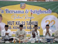 Sambut HUT ke-22, Pemkab Konawe Selatan Gelar Istighosah di Masjid Al-Imran