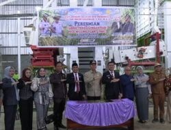 Bupati Irham Kalenggo Resmikan Pabrik Penggilingan Padi Raksasa di Lalembuu