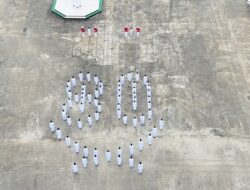 Kreativitas Personel Polres Konsel di Balik Formasi Paskibraka HUT RI ke-80