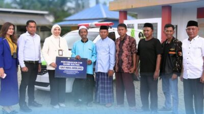Perkuat Layanan Kesehatan, Bank Sultra Serahkan Bantuan Ambulans CSR ke Ponpes Minhajut Thullab