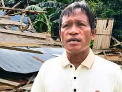Puting Beliung Hantam Wolasi, Baito, dan Laeya Konsel, Rumah Warga Desa Anduna Roboh