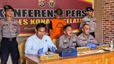 Ungkap Peredaran Sabu 71,78 Gram di Tinanggea, Satresnarkoba Polres Konsel Amankan Satu Orang Terduga