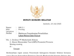 Menepis Disinformasi: Menilik Fakta di Balik Surat Imbauan Bupati Konsel Terkait Sengketa Lahan Angata
