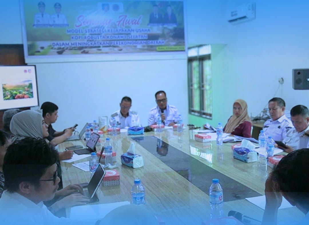 Perkuat Ekonomi Daerah, BRIDA Konsel Uji Kelayakan Usaha Kopi Robusta Melalui Riset Strategis