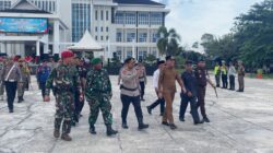 Pimpin Gelar Apel Pasukan, Bupati Irham Kalenggo Tekankan Sinergi Mudik Aman 2026