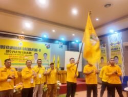 Irham Kalenggo Terpilih Aklamasi, Pimpin DPD Golkar Konawe Selatan Periode Ketiga