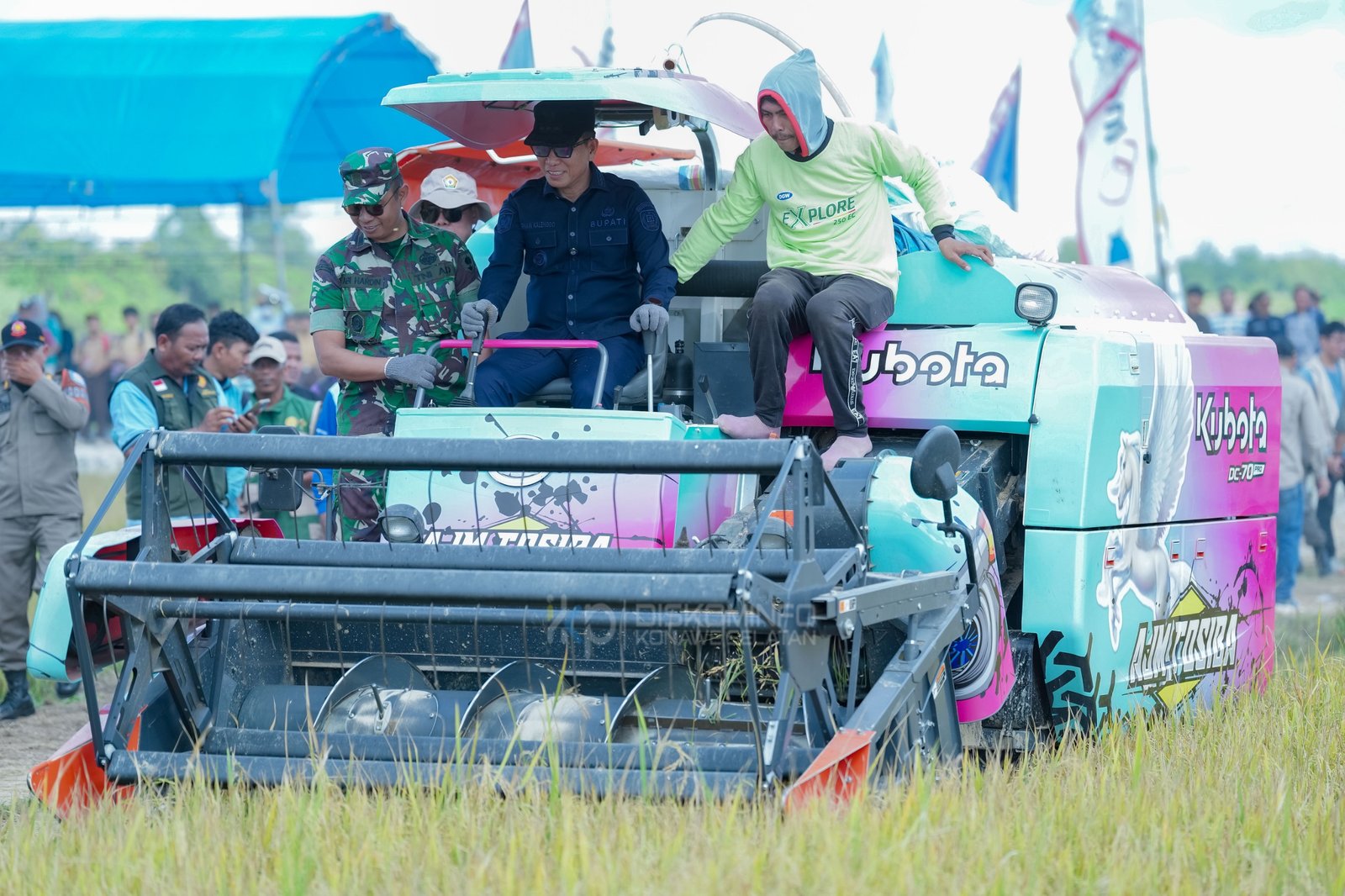 Bupati Irham Kalenggo Pimpin Panen Raya dan Canangkan Gerakan Tanam Serentak di Potoro