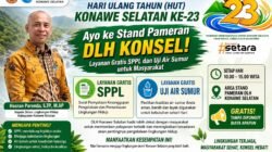 Ayo ke Stand Pameran DLH Konsel! Layanan Gratis SPPL dan Uji Air Sumur untuk Masyarakat Selama HUT Konsel ke-23