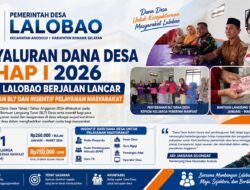 Penyaluran Dana Desa Tahap I 2026 di Desa Lalobao Berjalan Lancar, Prioritaskan BLT dan Insentif Pelayanan Masyarakat Konawe Selatan