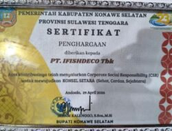 HUT Konsel ke-23: PT Ifishdeco Tbk dan PT Hangtian Nur Cahaya Raih Penghargaan Atas Dedikasi CSR