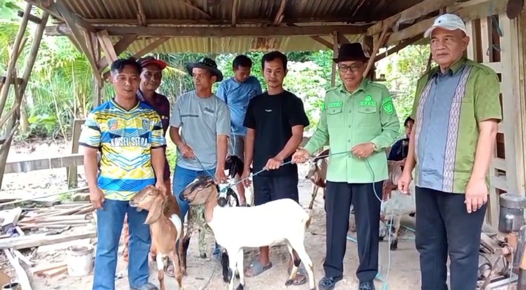 Puluhan Bibit Kambing Diserahkan kepada Kelompok Peternak di Palangga, Dorong Ketahanan Pangan dan Ekonomi Warga