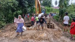 Putus Jalur Logistik Laikandonga, Dinas PUTR Konsel Targetkan Jembatan Darurat Tuntas Segera