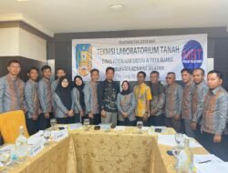 Bakal Bangun Laboratorium Tanah, DPUTR Konsel Gelar Pelatihan dan Sertifikasi Kompetensi