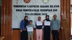 DP3A Konsel Bersama LPAI Salurkan Beasiswa Pendidikan untuk Anak Penyintas