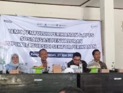 Atasi Kelangkaan, Dinas Perikanan Konawe Selatan Sosialisasikan Pupuk Subsidi untuk Petani Tambak dan Kolam