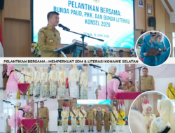Pemkab Konawe Selatan Gelar Pelantikan Pengurus PAUD, PKK, dan Bunda Literasi