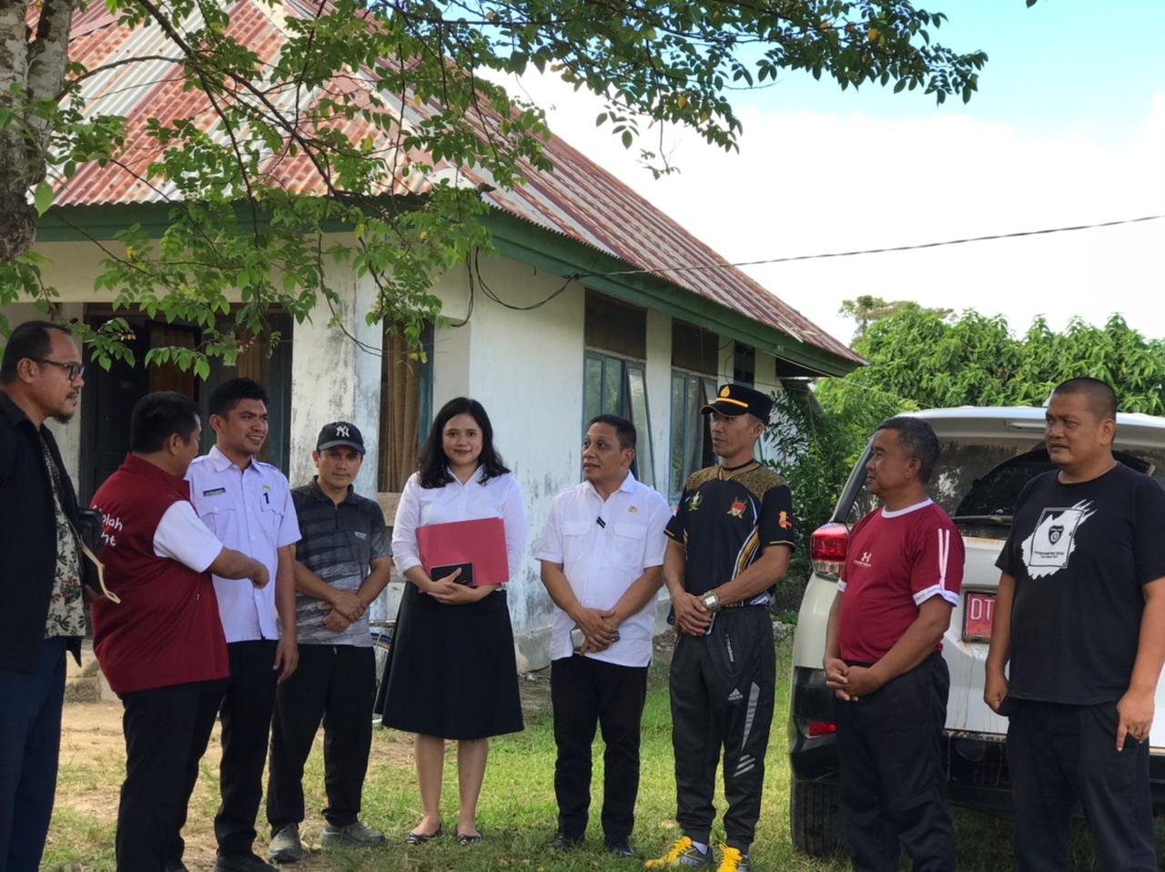 Camat Palangga Hadiri CKG, Tinjau Persemaian dan Dampingi Tim Pembangunan Sekolah Rakyat