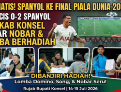 Piala Dunia Rasa Kekeluargaan: Pemkab Konsel Gelar Nobar dan Lomba Domino Berhadiah Gembira