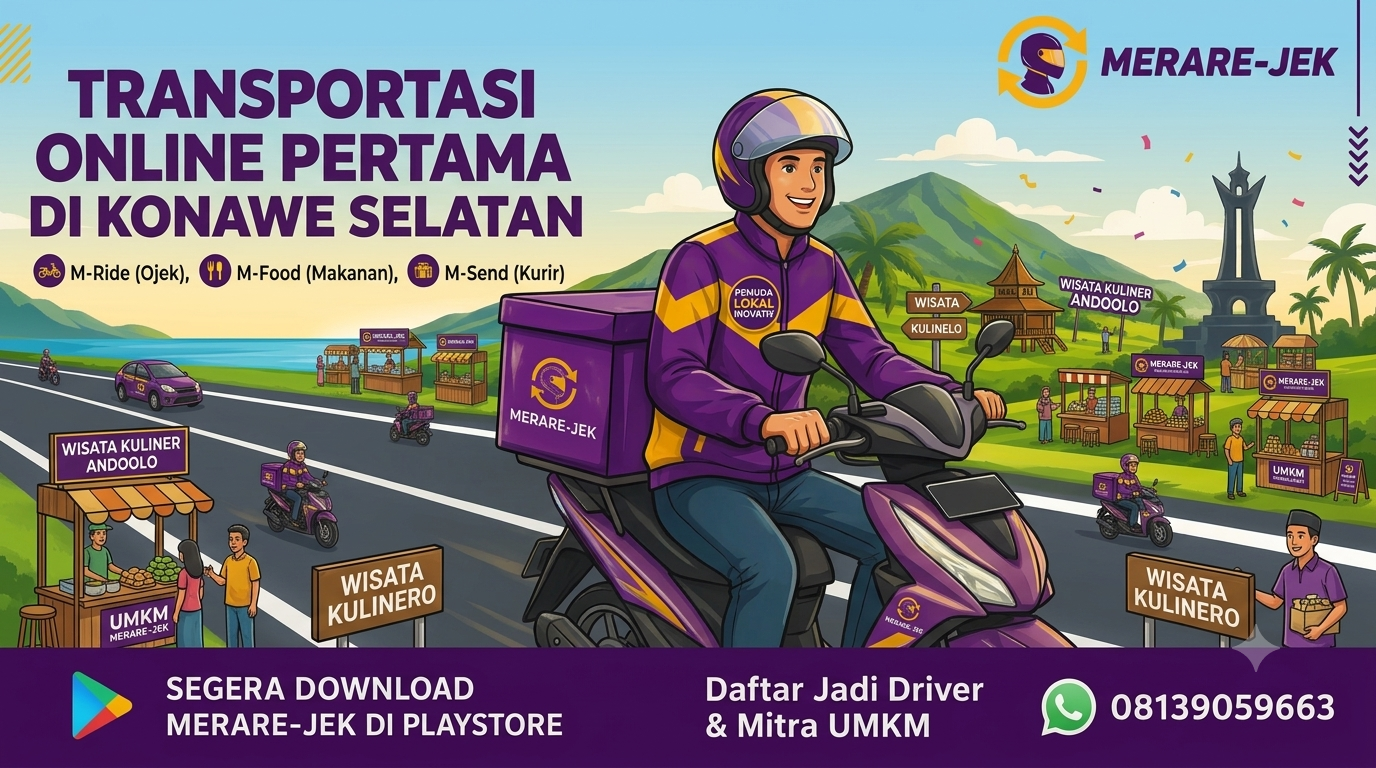 Merare Jek Resmi Mengudara di Konsel, Dorong Ekonomi UMKM dan Buka Lapangan Kerja Lokal