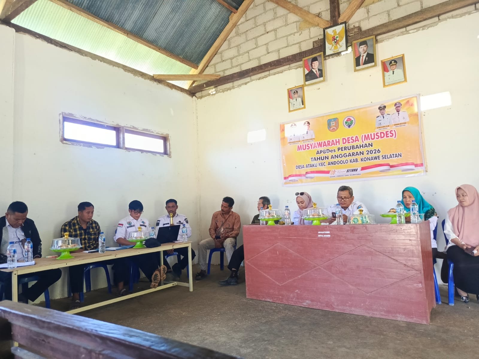 Pemerintah Desa Ataku Gelar Musdes Perubahan APBDes 2026 dan Monitoring Realisasi DD Tahap I