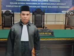 Perangi Kriminalisasi Pers, Wakil Ketua PWI Sultra Umar Marhum Resmi Disumpah Jadi Advokat PERADI