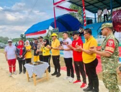 Sambut HUT RI ke-81, Bupati Konsel Resmikan Lapangan Tamoti Sekaligus Buka Porseni Wolasi