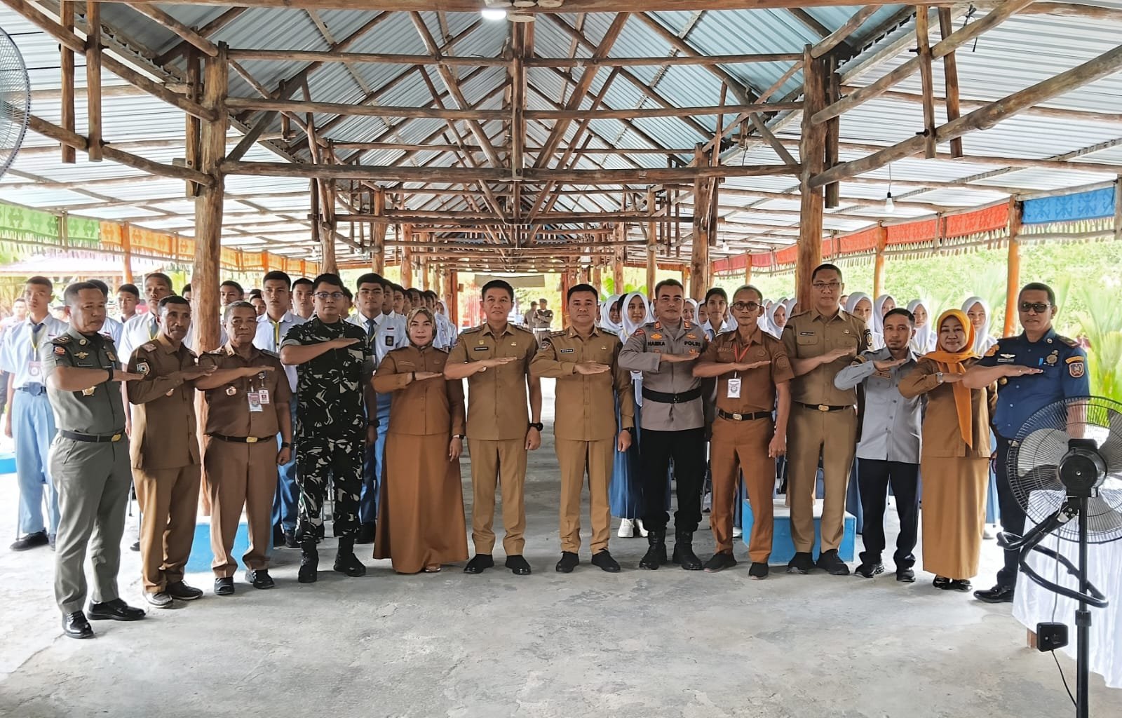 Bupati Irham Kalenggo Resmi Buka Diklat Paskibraka Kabupaten Konawe Selatan Tahun 2026