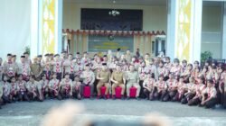 Pemkab Konsel Berangkatkan 80 Rombongan Kontingen Pramuka ke Cibubur