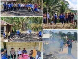 Kebakaran Landa Rumah Warga di Desa Eewa Konsel, Puluhan Personel Gabungan Dikerahkan