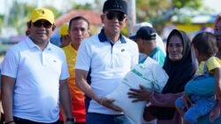 Buka Porseni HUT RI ke-81 di Morut, Bupati Irham Gelontorkan Bantuan Pangan untuk 1.256 KPM dan Borong 2 Gol