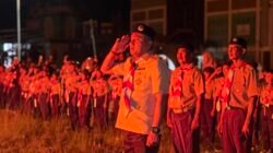 Saiful Akbar Kalenggo Pimpin Parade Api Unggun HUT RI di Konsel