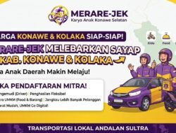 Aplikasi Transportasi Lokal Merare-Jek Resmi Ekpansi ke Konawe dan Kolaka, Puluhan Driver Siap Melayani