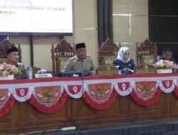 Ketua DPRD Konsel Hamrin Pimpin Paripurna Kesepakatan APBD-P 2026 dan Perubahan Perda Desa