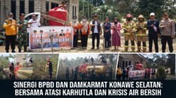 Anggota DPRD Konsel Binmas Mangidi Apresiasi Gerak Cepat BPBD dan Damkarmat Hadapi Karhutla dan Krisis Air Bersih