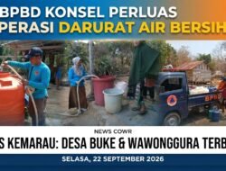 BPBD Konsel Perluas Operasi Darurat Air Bersih: Krisis Kemarau Ancam Warga Desa Buke dan Wawonggura
