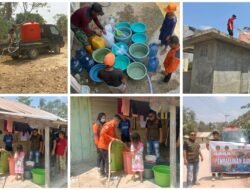 Warga Tiga Desa di Konsel Sambut Antusias Bantuan Air Bersih, Sampaikan Terima Kasih kepada Pemda dan BPBD